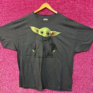 Grogu Doodle The Mandalorian Star Wars Tshirt Size 3XL